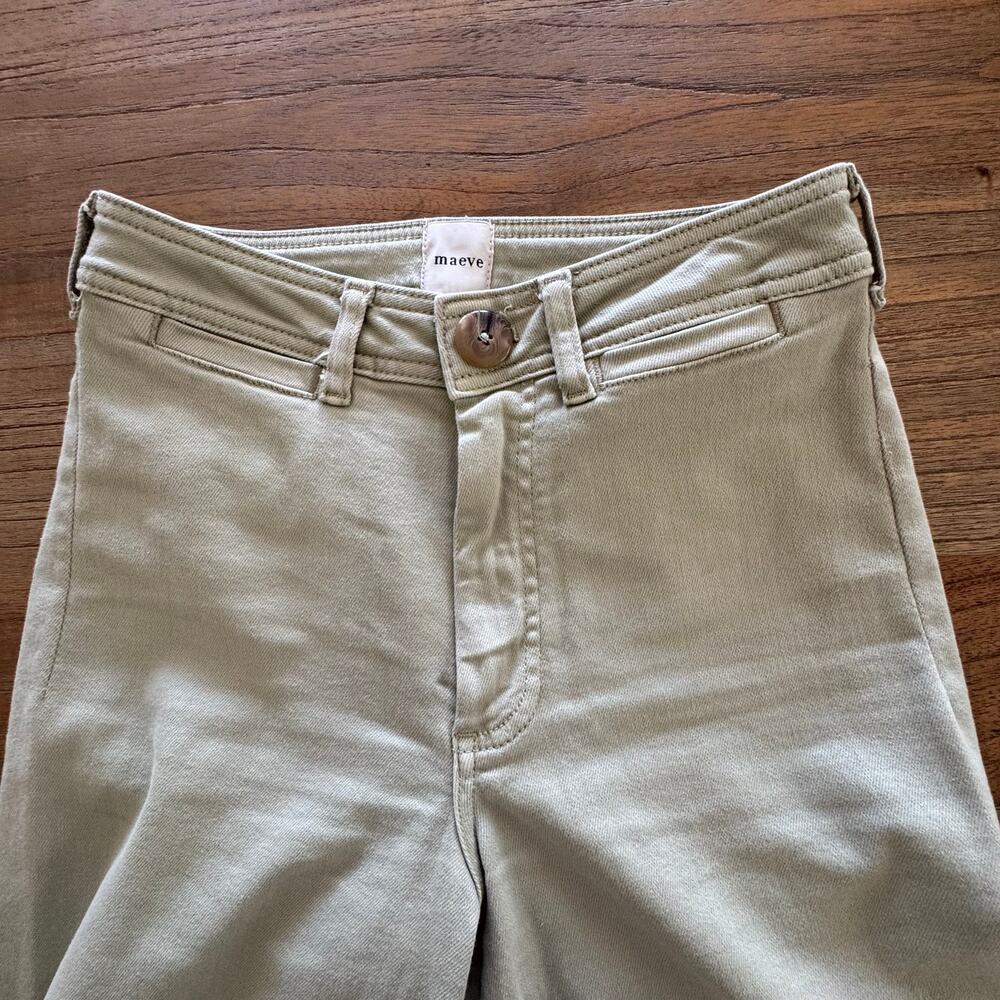 MAEVE The Ettie High-Rise Crop Wide-Leg Jeans -Size 27 - Picture 8 of 10